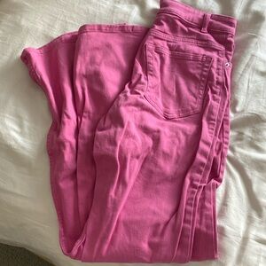 pink h and m jeans